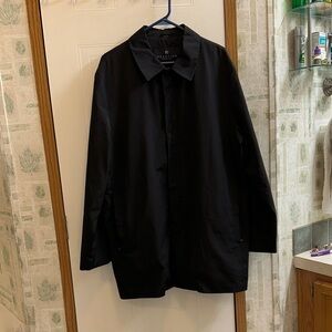 Kenneth Cole Men's Black Raincoat
